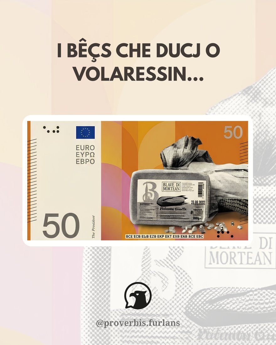 I bêçs che ducj o volaressin