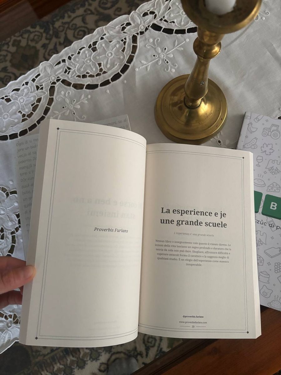La esperience e je une grande scuele